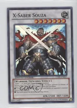 Super Rare - X-Saber Souza Limited Edition YuGiOh Collectors Tins Series 9 gl9 - Image 1