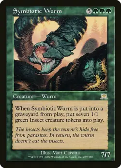 Symbiotic Wurm - Onslaught - Magic the Gathering MTG - Image 1