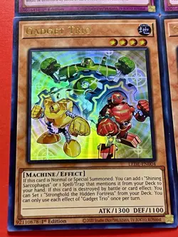 3x Gadget Trio + Dark Magic Mirror Force | 1st Editions | NM | YuGiOh! - Image 3