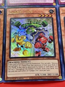 3x Gadget Trio + Dark Magic Mirror Force | 1st Editions | NM | YuGiOh! - Image 5