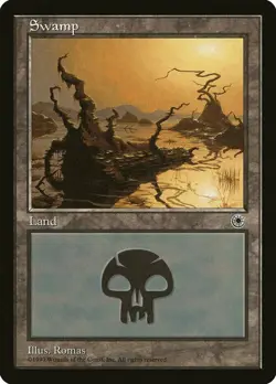 Swamp (B) - Portal - Magic the Gathering MTG - Image 1