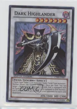 Super Rare - Dark Highlander Limited Edition YuGiOh Collectors Tins Series 9 gl9 - Image 1