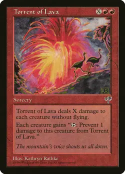 Torrent of Lava - Mirage - Magic the Gathering MTG - Image 1
