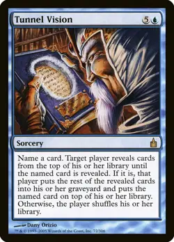 Tunnel Vision - Ravnica - Magic the Gathering MTG - Image 1