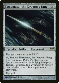 Tatsumasa, the Dragon's Fang - Champions of Kamigawa - Magic the Gathering MTG - Image 1