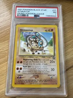 Hitmontop Black Star Promo Pokemon TGC 37 PSA - Image 1