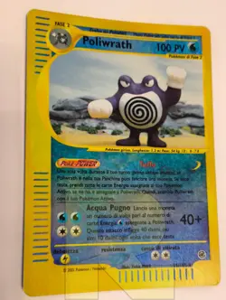 Poliwrath R Expedition 24/165 R Reverse Holo Foil R Pokemon R Italiano R EX - Image 3