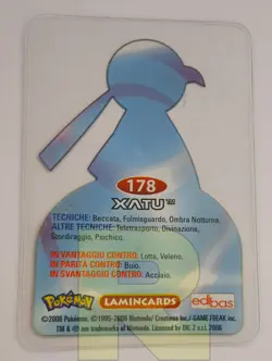 Xatu 178 R Lamincard Edibas 2006 R Pokemon R Italiano R Good - Image 2