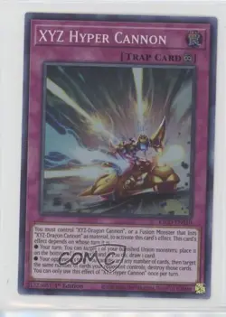 XYZ Hyper Cannon (SR) 1st Ed. YuGiOh King's Court #KICO-EN010 0b3 - Image 1