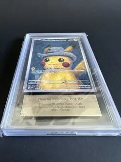 ARS 10 Pokemon Card 2023 Pikachu with Grey Felt Hat # 085 Promo Van Gogh - Image 3