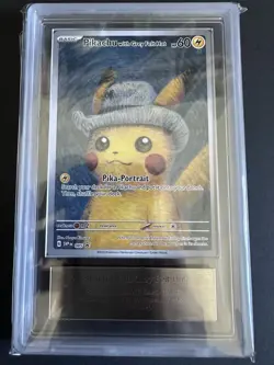 ARS 10 Pokemon Card 2023 Pikachu with Grey Felt Hat # 085 Promo Van Gogh - Image 4