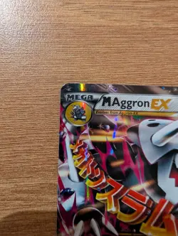 Pokemon TCG M Aggron EX 94/160 Primal Clash XY Mega Ultra Rare Holo Card (NM/LP) - Image 3