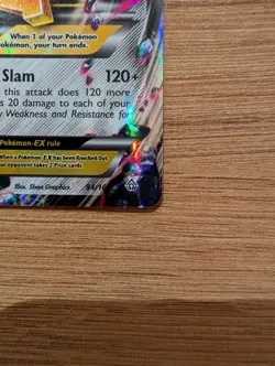 Pokemon TCG M Aggron EX 94/160 Primal Clash XY Mega Ultra Rare Holo Card (NM/LP) - Image 5