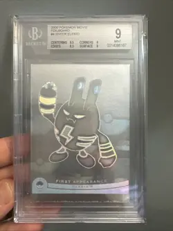 Elekid 4 of 6 - First Appearance - POKEMON The Movie 2000 - Hologram CARD - Image 1