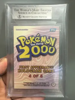 Elekid 4 of 6 - First Appearance - POKEMON The Movie 2000 - Hologram CARD - Image 2