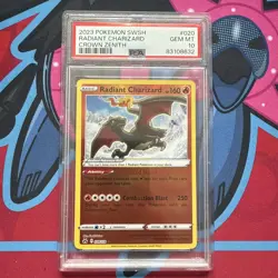 PSA 10 Radiant Charizard Crown Zenith #020 2023 Pokemon Crown Zenith 101904708 - Image 1
