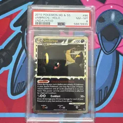 Umbreon Prime 86/90 PSA 8 Undaunted Pokemon TCG Card - Image 1