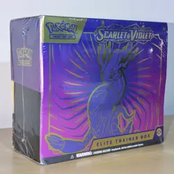 Scarlet & Violet Base Set Miraidon Elite Trainer Box ETB Pokemon Factory Sealed - Image 1