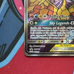 Pokemon TCG Moltres & Zapdos & Articuno - Hidden Fates Stained Glass Promo-SM210 - Image 3