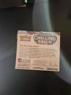 Pokemon Sealed - Chilling Reign Booster Box Sealed - Sword And Shield - Image 3