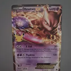 Pokemon Mewtwo EX 54/99 Celebrations 25th Anniversary TCG Card NM/M - Image 4