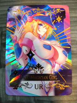 UR Beautiful Waifu Card - Dark Magician Girl - Goddess Story Yugioh FOIL - Image 1
