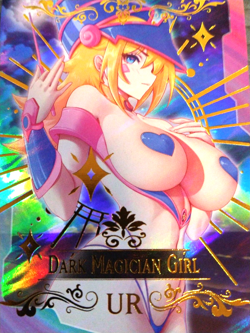 UR Beautiful Waifu Card - Dark Magician Girl - Goddess Story Yugioh FOIL - Image 2