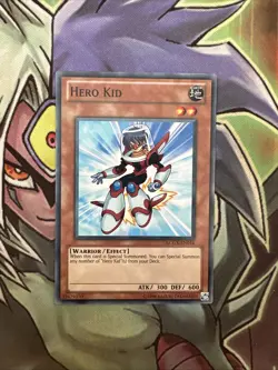 LCGX-EN016 Hero Kid Common Unlimited Edition NM Yugioh Card - Image 1