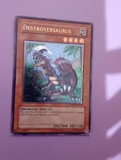 Yugioh Card Destroyersaurus [Ultimate Rare] FOTB-EN017 - Image 1