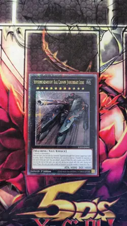 Yu-Gi-Oh Superdreadnought Rail Cannon Juggernaut Libre Quarter Century Rare Ra03 - Image 1