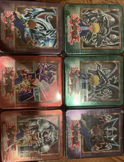 1996 Yu-Gi-Oh Collector’s Set, 6 Tins, Factory Sealed, Brand New - Image 1
