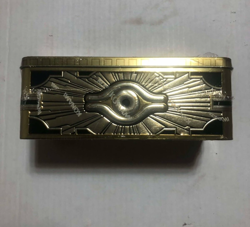 *** 2019 GOLD SARCOPHAGUS TIN FACTORY SEALED *** (DENTED) UNOPENED YUGIOH! - Image 1