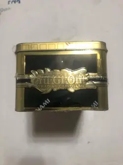 *** 2019 GOLD SARCOPHAGUS TIN FACTORY SEALED *** (DENTED) UNOPENED YUGIOH! - Image 3