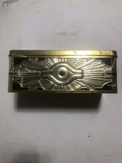 *** 2019 GOLD SARCOPHAGUS TIN FACTORY SEALED *** (DENTED) UNOPENED YUGIOH! - Image 4