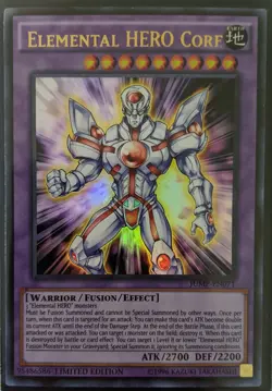YuGiOh Elemental Hero Core Ultra Rare JUMP-EN071 Jump Promo - Image 1