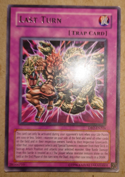Last Turn DB2-EN206 Rare Yugioh Dark Beginnings 2 - Image 1