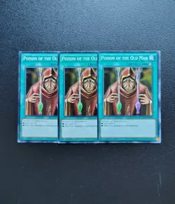 Yu-Gi-Oh - Poison Of The Old Man X3 - Full Playset - Image 1