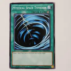 Mystical Space Typhoon - YS15-ENL17 - HP/DMG - Common - 1st ed - Yugioh - Image 1