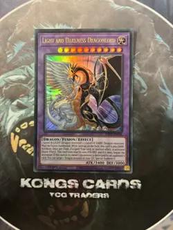 INFO-EN034 “Light and Darkness Dragon Lord” Ultra Rare 1st YuGiOh READY TO SHIP! - Image 1