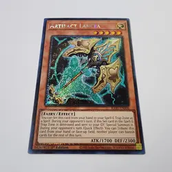 Artifact Lancea - RA01-EN006 - Platinum secret Rare - NM - Yugioh TCG - Image 2