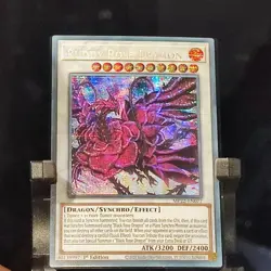 Yugioh Ruddy Rose Dragon Prismatic Secret Rare 1.Edition MP22-EN077.. - Image 1