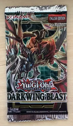 Yu-Gi-Oh! Darkwing Blast Booster Pack 1st Edition - Factory Sealed - Image 1