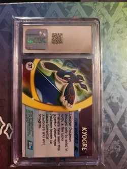 Topps 2004 Kyogre Advanced Challenge #37 Pokemon Card CGC Gem Mint 10 - Image 2