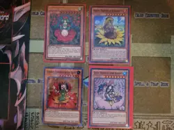 YUGIOH TYTANNIAL PRINCESS OF CAMELLIAS + MARINA + CHIRUBIME + TALAYA SUPER NM - Image 1
