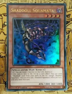 ( SHADDOLL SQUAMATA ) Ultra Rare - BLHR-EN082 - 1st NM - Yu-Gi-Oh Hero's Revenge - Image 1