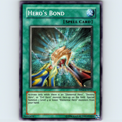 Yugioh Hero's Bond PP02-EN012 Unlimited Secret Rare Holo - NM 💎 - Image 1