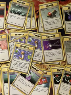 Bulk Lot 60+ Base Set Trainer Common Uncommon & Rare Japanese Pokemon Card Lot - Image 4