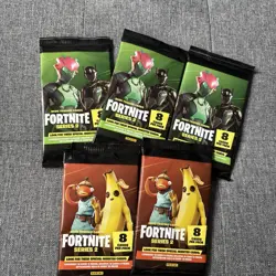 5x Panini Fortnite TCG Series 2 Trading Cards Sealed Packs 2019 New - Image 3