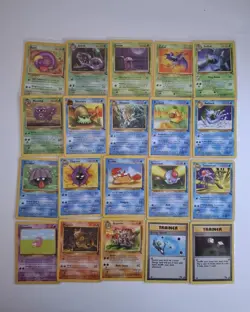 Pokemon Base Set WOTC Bundle FOSSIL set. 20 Card Bundle. No Duplicates. - Image 1