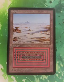 Custom Game Card-Badlands-LP Condition - Image 1